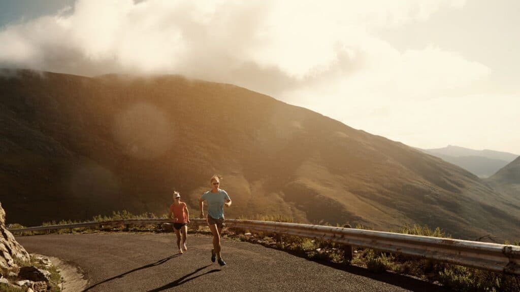 people running
